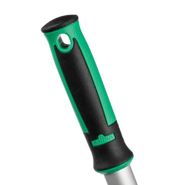 Unger The Brute Scraper with 12in Handle Unger, close-up of the handheld scraper tool featuring a green and black design suitable for heavy-duty cleaning tasks.