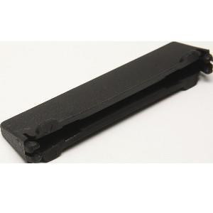 Unger Scraper Cover ErgoTec 04in, black plastic scraper cover for ergonomic cleaning tools.