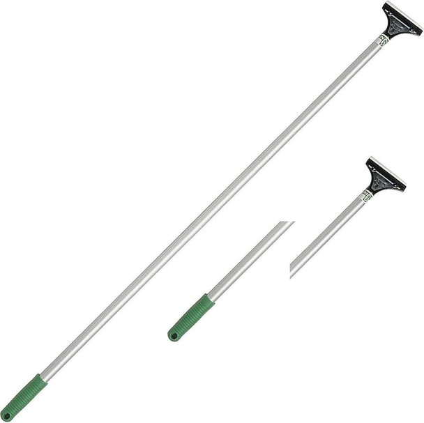 Unger Floor Scraper 48in Handle 04in Blade Unger, professional floor cleaning tool with extendable handle and scraper blade for heavy-duty surface removal.