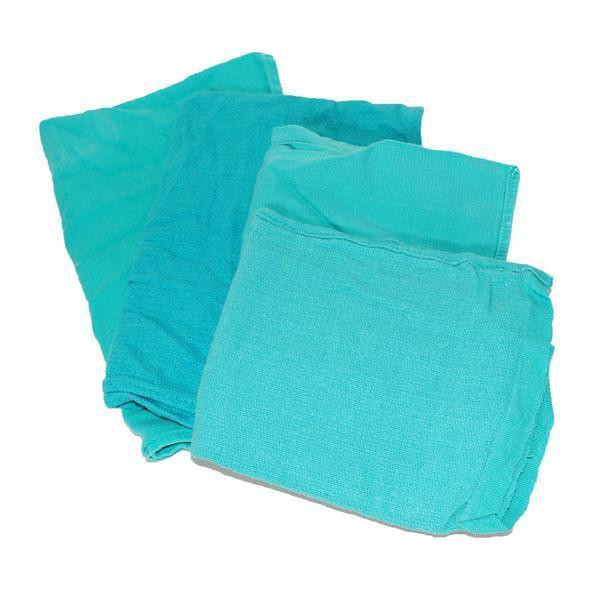 ProTool Towel Surgical Green Recycled 10LB BOX, image of green surgical towels folded and stacked