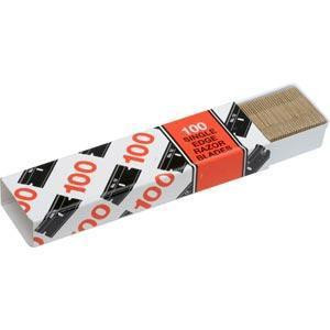 ProTool Blades Single Edge #12 (100), box of 100 single edge blades for utility knives.