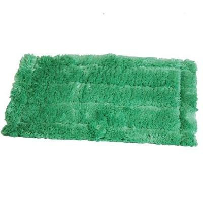 Unger Microfiber Wash Pad 8in Unger, green microfiber cleaning pad for window washing and surface cleaning.