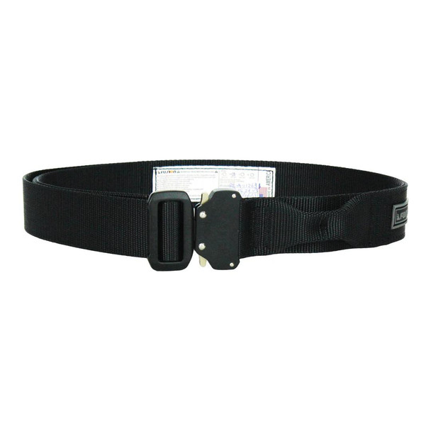 J.Racenstein Madaco Tuff Belt High Strength Quick Release, black heavy-duty belt with a sturdy quick-release buckle.