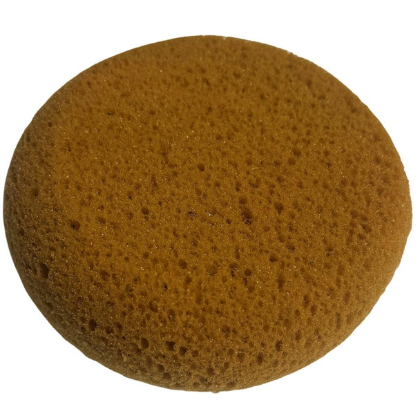 ProTool Sponge Synthetic Copal, round brown cleaning sponge with porous surface.