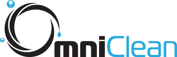 J.Racenstein Unger OmniClean Dual Bucket Kit with Offset Excella Pole, a cleaning kit featuring two buckets and a long offset pole for window cleaning or similar tasks.