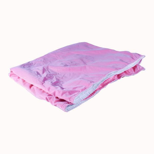 ProTool Waterproof Absorbent Pad 26 x 30in, pink and purple cloth absorbent pad with waterproof backing for spill protection.