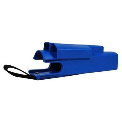 Pulex Holster Tubex Fixed Loop Pulex, blue plastic cleaning tool with a fixed loop for holding and organizing cleaning tools.