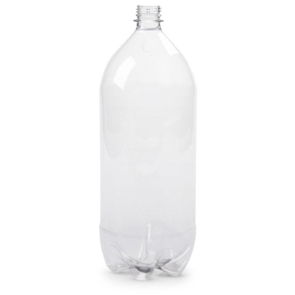 ProTool Bottle 2 Liter Clear 28/410 Neck, transparent plastic bottle for liquids, with a 28/410 neck for easy filling and dispensing.