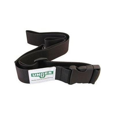 Unger Belt with two loops, black adjustable tool belt for cleaning and glass handling.
