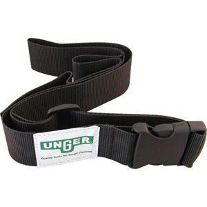 Unger Belt with two loops, black adjustable cleaning tool belt with a clip for easy wearing