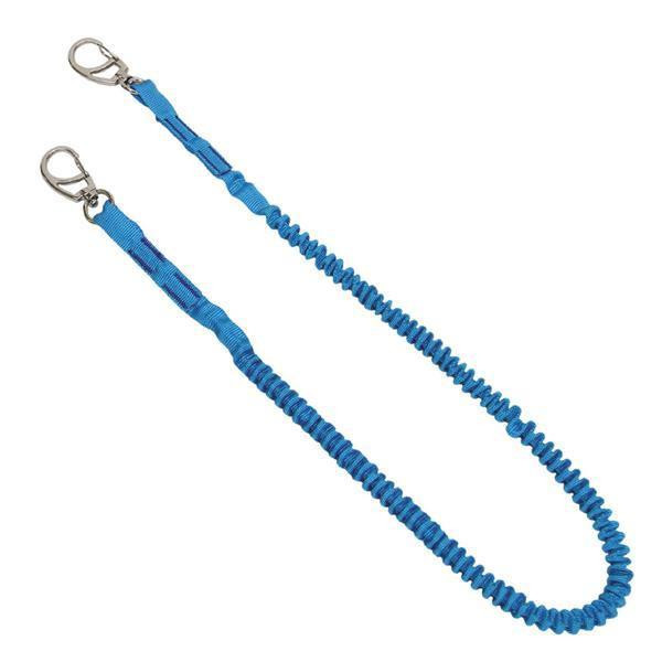 ProTool Nylon Safety Cord Blue, durable blue nylon safety lanyard with metal clasp for secure attachments and safety purposes.