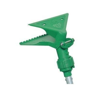 Unger Fixi Clamp Jaws Unger, green adjustable clamp with gripping teeth and mounting mechanism