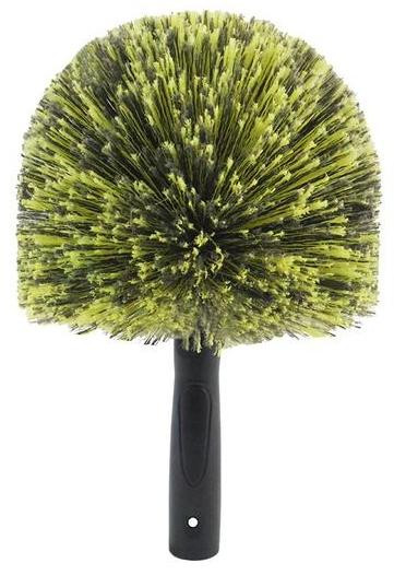 Ettore Duster Cobweb Elite, a cleaning tool with a round, dense bristle head designed for dusting and removing cobwebs from high or hard-to-reach areas.