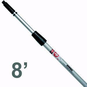 Sorbo Telescopic Pole, extendable 8-foot aluminum pole with black plastic handle and locking mechanism.