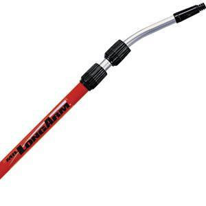 J.Racenstein ProCurve Pole 12ft 3 Sects, telescopic multi-section pole with a curved transparent nozzle for cleaning or reaching high areas.