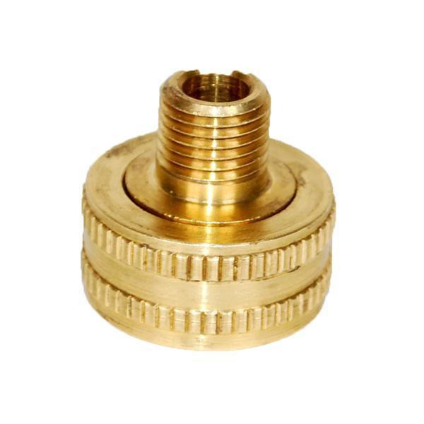 J.Racenstein Garden Hose Adaptor #211 Tucker, brass garden hose fitting for connecting garden hoses and accessories.