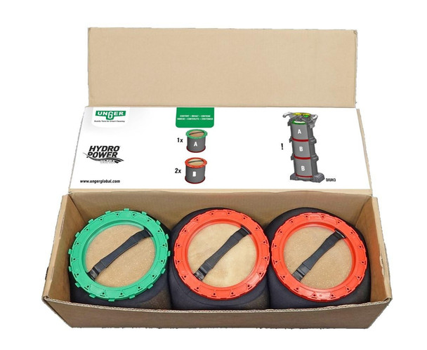 Unger HydroPower Ultra 3-Stage Resin, three bags of resin filter media for water purification.