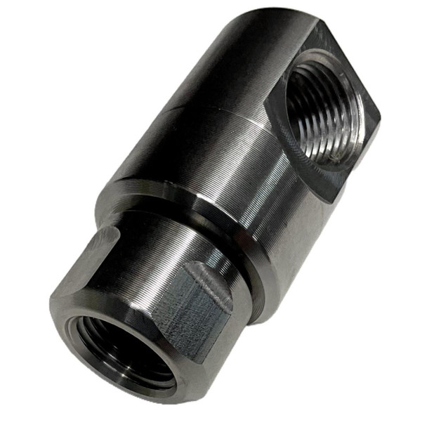 ProTool Swivel 1/2 npt Female, Female ProTool - metallic swivel fitting with female NPT threaded connections on both ends.