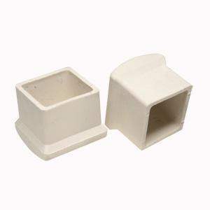 ProTool Ladder Quick Click End Caps, two white plastic end caps for ladder safety and assembly.