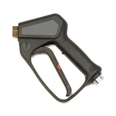 J.Racenstein Trigger Gun Suttner 5000psi 300deg 12gpm, black and gray trigger gun with ergonomic handle and safety lock.