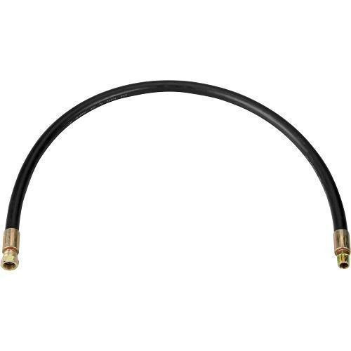 J.Racenstein Hose Replacement Trigger Gun to Swivel 56-inch, flexible black hose with brass fittings on both ends.