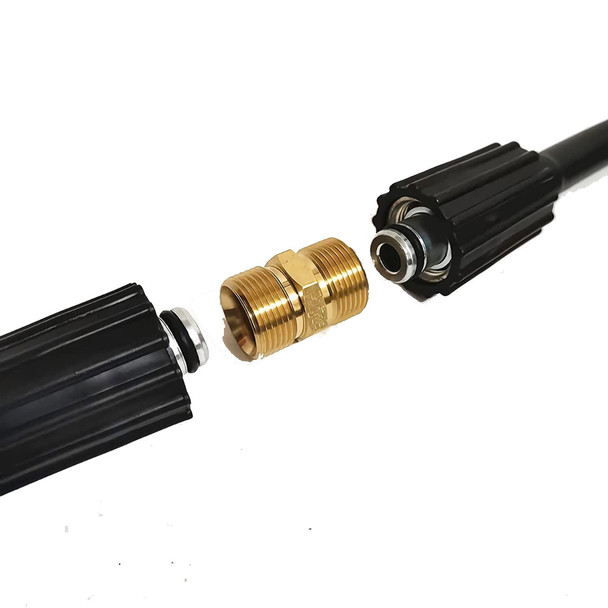 M22 14MM Male Plug to 14MM Male Plug Brass