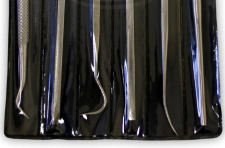 PressurePro O Ring Pick Set 6 pack, a set of six precision metal picks with varied tips for O-ring removal and installation. 