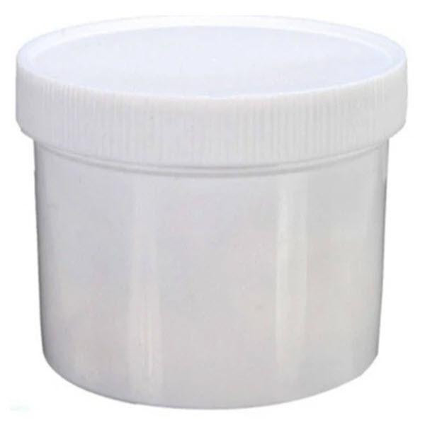 ProTool Cerium Oxide Polishing Powder 3.5oz, white plastic jar with a screw-on lid for polishing and restoring glass, mirrors, and ceramics.