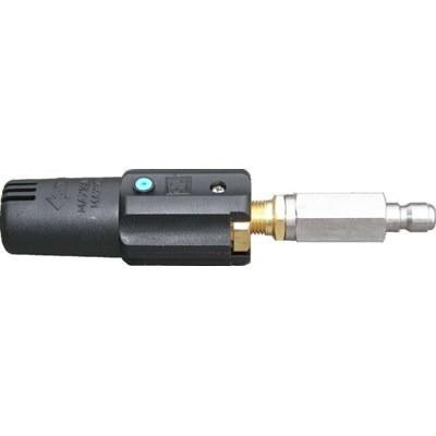 PressurePro Rotating Nozzle, industrial nozzle with adjustable flow rate from 2.9 to 4.0 gpm and 3500 psi pressure capacity.