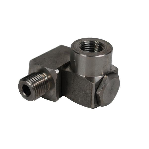 J.Racenstein Adjustable Nozzle Holder, metallic nozzle holder with a threaded and adjustable component for precise nozzle positioning.