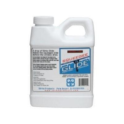 Sorbo Squeegee Glide Pt Sorbo, white plastic bottle with handle and screw cap for squeegee glide