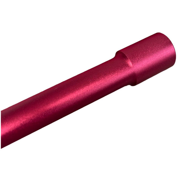 ProTool Pole Top Insert 3/8in to 1/4in F NPT Oval Connector, pink metallic finish.