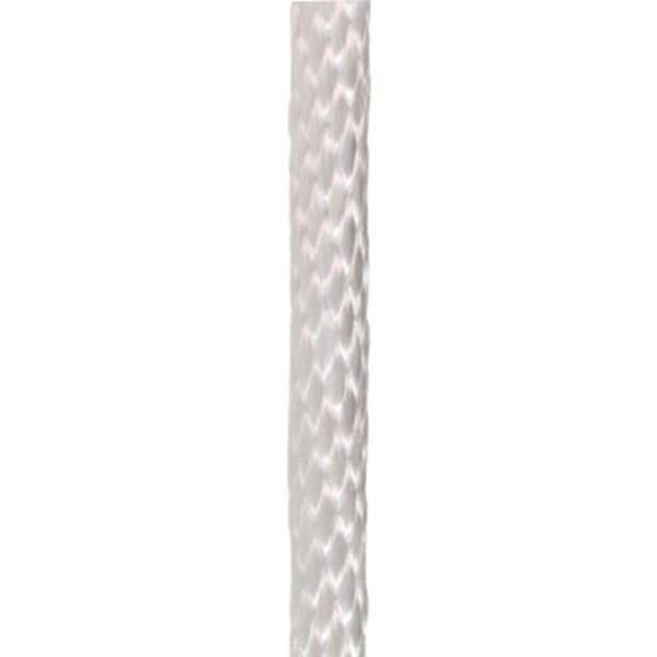 J.Racenstein Pelican Rope Rope Braided 1/2in, close-up image of a white braided rope with a textured surface.