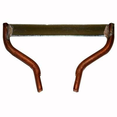 J.Racenstein Blades for Hot Knife 02in, stainless steel blade with two copper handles for precise cutting and welding tasks.