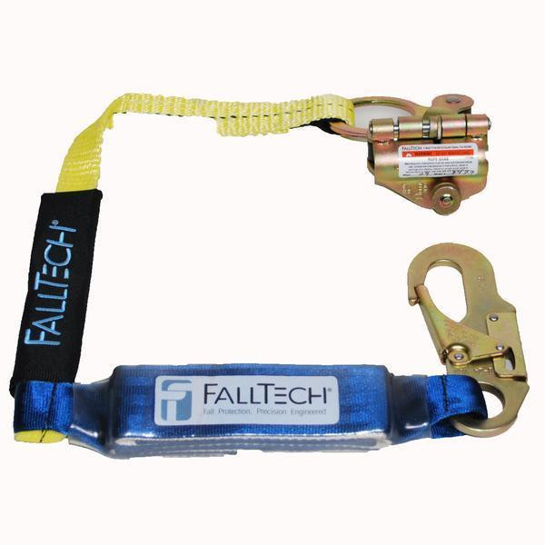 J.Racenstein Rope Grab 5/8 inch with 03 feet Lanyard FallTech, safety fall protection device for fall arrest and prevention.