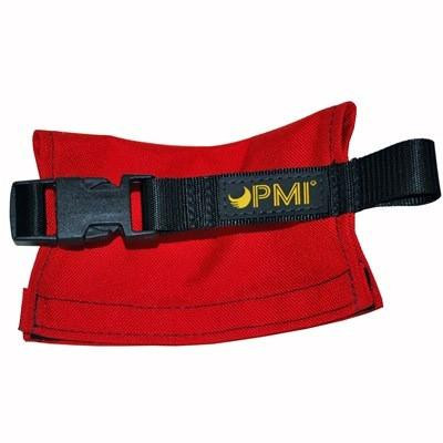 J.Racenstein Daisy Chain 3ft PMI, red and black adjustable chain with buckle for safety and secure attachment.