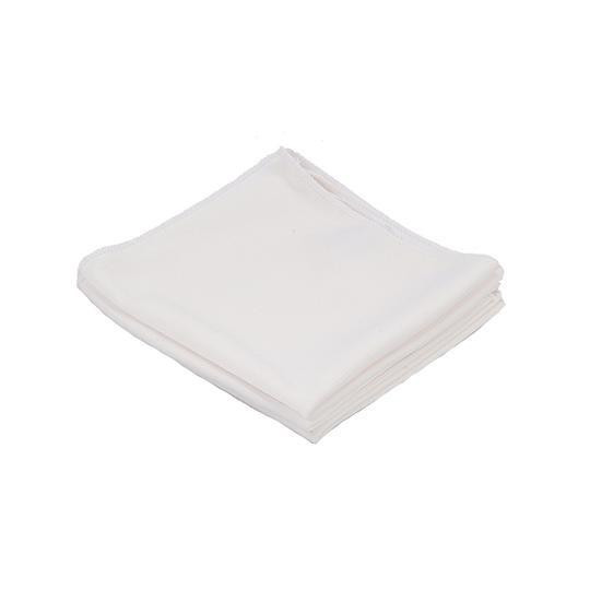 Ettore MicroSwipe Cloth 13x13 Kitchen and Bath 3pk, a set of three white cleaning cloths neatly folded