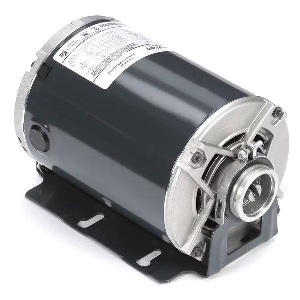 Leeson ProTool 3/4 HP Electric Motor, industrial motor with black casing and metal mounting base.