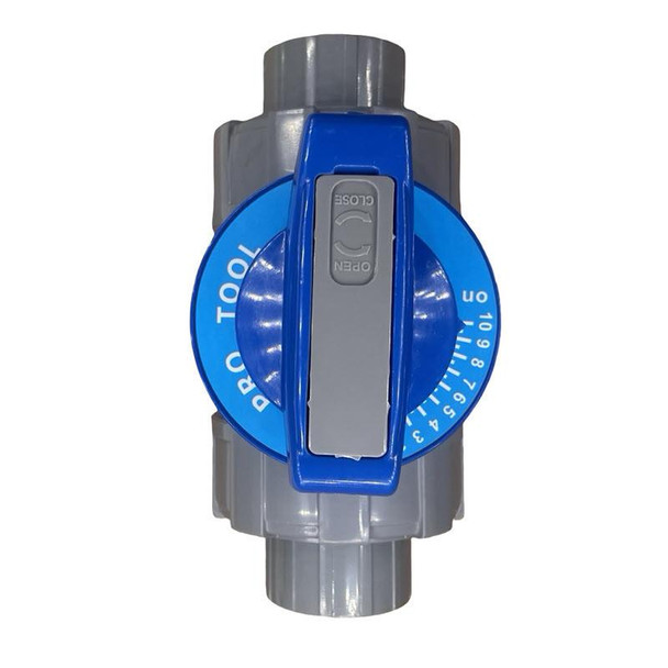 ProTool Metering Valve 3/4 inch, industrial control valve with dial adjustment and toggle operation.