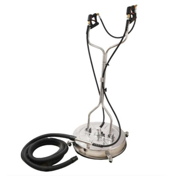 ProTool Recovery Surface Cleaner Venturi Extractor 21in Size, industrial cleaning equipment with hoses and stainless steel components.