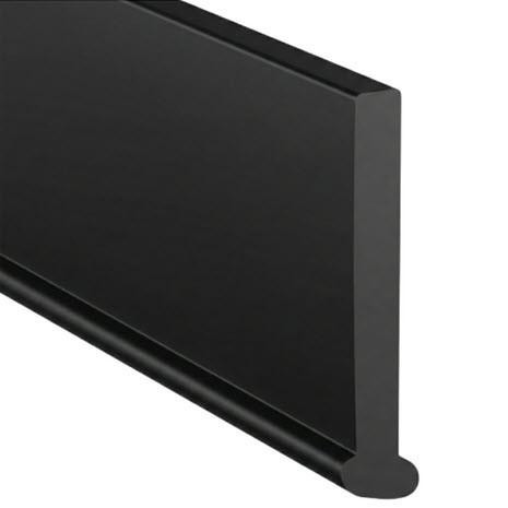 Ettore T Rubber, close-up image of flexible black rubber seal for window or door installation.