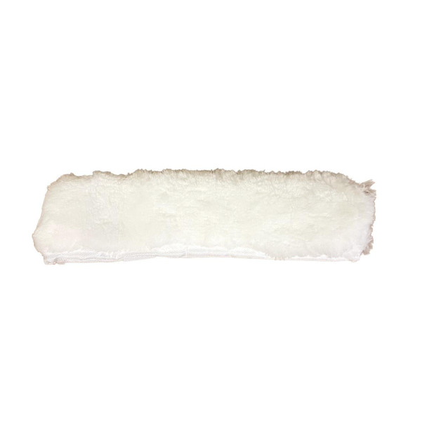 TRADEWRX White Sleeve, soft and plush white sleeve meant for protective or decorative purposes.