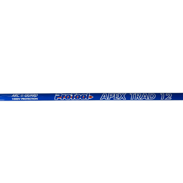 ProTool Apex Trad Pole 12ft, blue extendable pole used for professional trades and construction work.