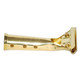 Ettore Handle Master Classic, gold-colored razor handle with a sturdy build and classic design.