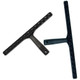Pulex T-Bar Plastic, black and blue T-shaped cleaning tool with textured grips for window squeegee or glass cleaning.