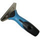 Moerman Squeege Handle Ergonomic Moerman, blue and black ergonomic squeegee handle for cleaning or window washing.