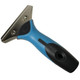 Moerman Squeege Handle Ergonomic Moerman, blue and black ergonomic squeege handle for cleaning and window washing.