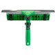 Unger Visa Versa Pro Complete, cleaning squeegee with green handle and replaceable blade and sponge for professional window cleaning.