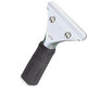 Unger Pro Stainless Steel Squeegee Handle, black and silver professional window cleaning tool handle.