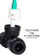 ProTool TDS Inline Meter, includes a 1/4 inch probe and a 1/2 inch pushfit Tee for plumbing and fluid measurement.